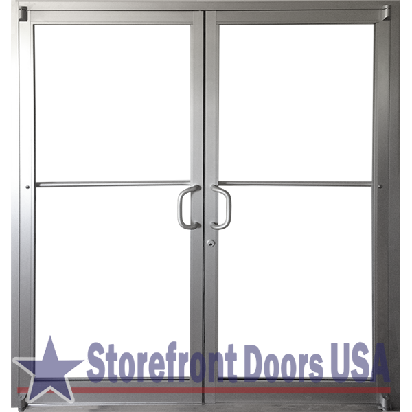 Commercial Double Storefront Door - 6'0″ x 7'0″ (72 X 84