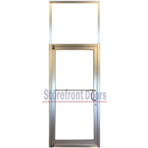 Commercial Right Hand (RH) Storefront Door with Transom